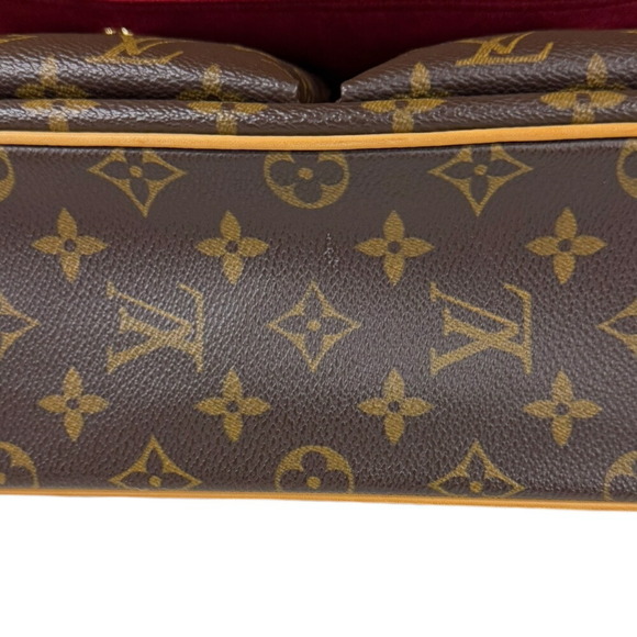 LOUIS VUITTON Authentic Brown Monogram Canvas Shoulder Bag - Picture 9 of 15